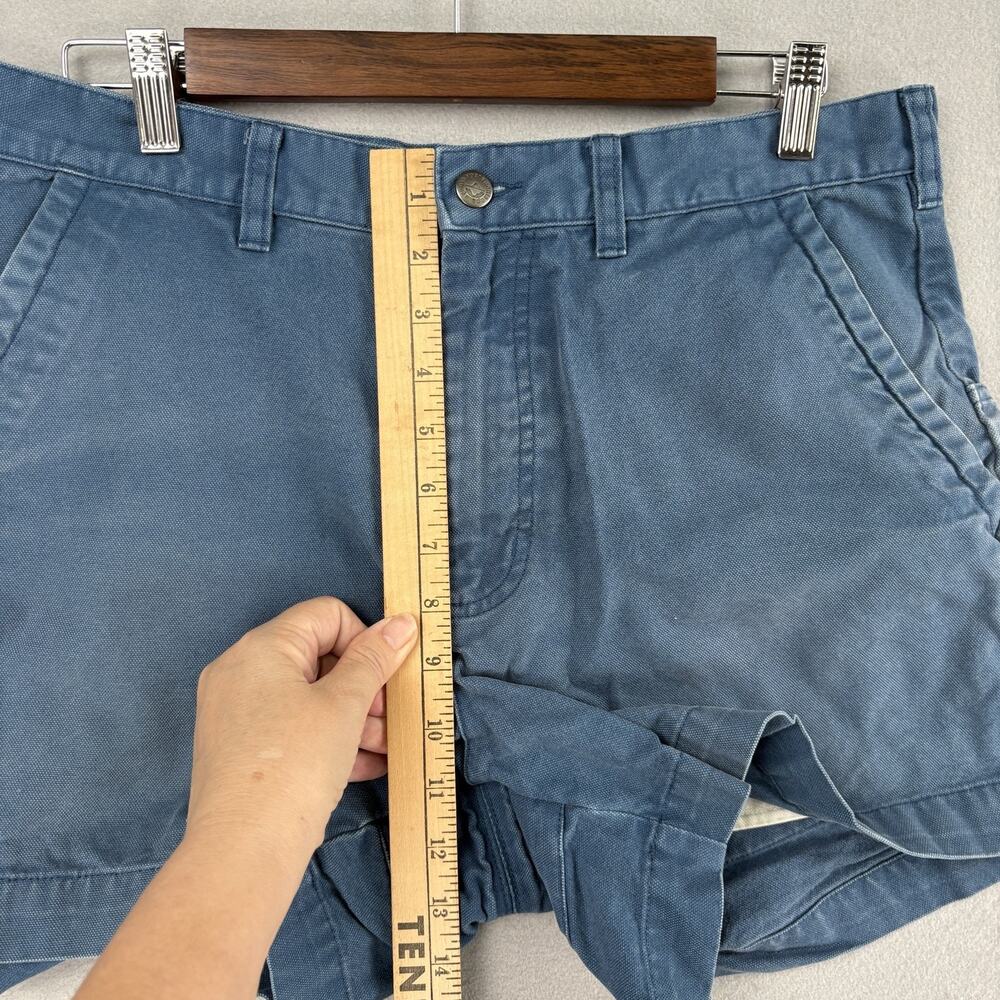 Patagonia Stand Up Shorts Mens 35 Blue Organic Cotton Canvas Chino 4.5" Inseam - Picture 7 of 12